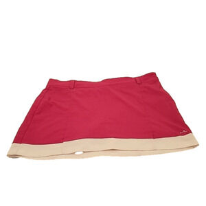 Maggie Lane golf skirt hot pink womans size14 very good condition
